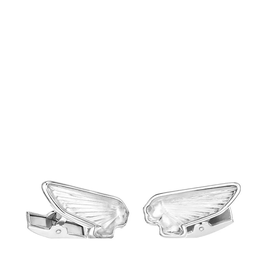 Lalique Cufflinks^Victoire mascottes cufflinks