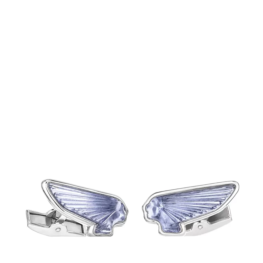 Lalique Cufflinks^Victoire mascottes cufflinks